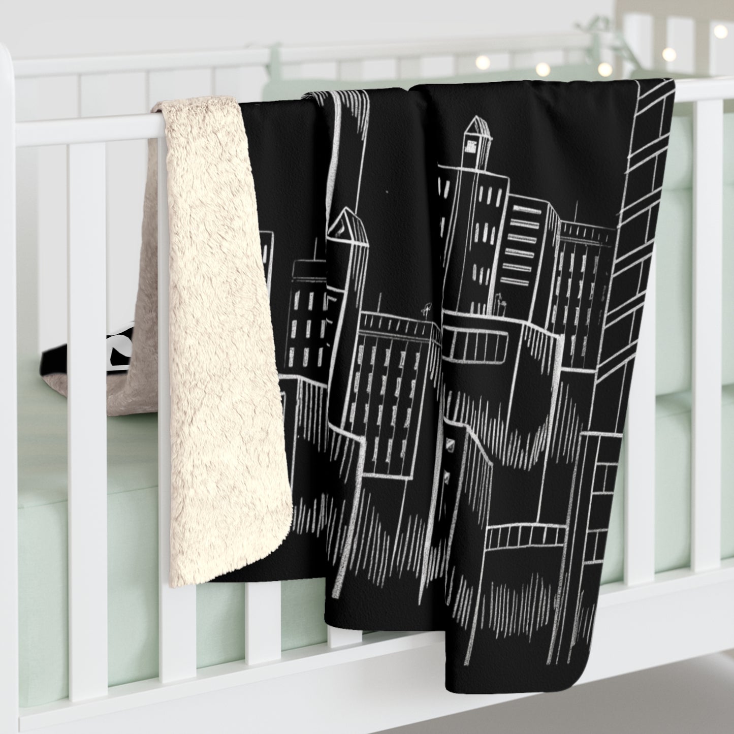 Drop Dead Serious Sherpa Fleece Blanket