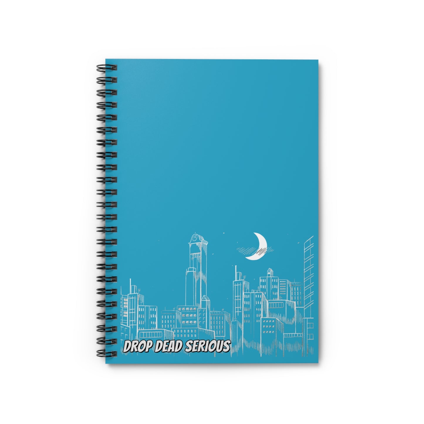 Drop Dead Serious Notebook - Turquoise