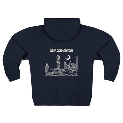 Drop Dead Serious Skyline Zip-Up Hoodie