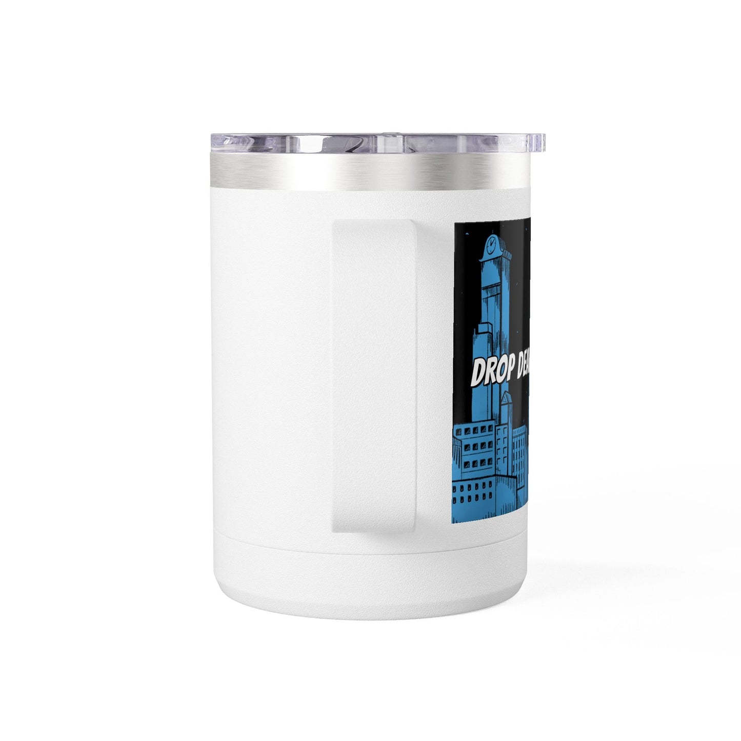 Drop Dead Serious Coffee Mug Tumbler, 15oz