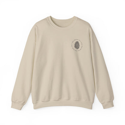 Fingerprint Crewneck Sweatshirt