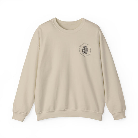 Fingerprint Crewneck Sweatshirt