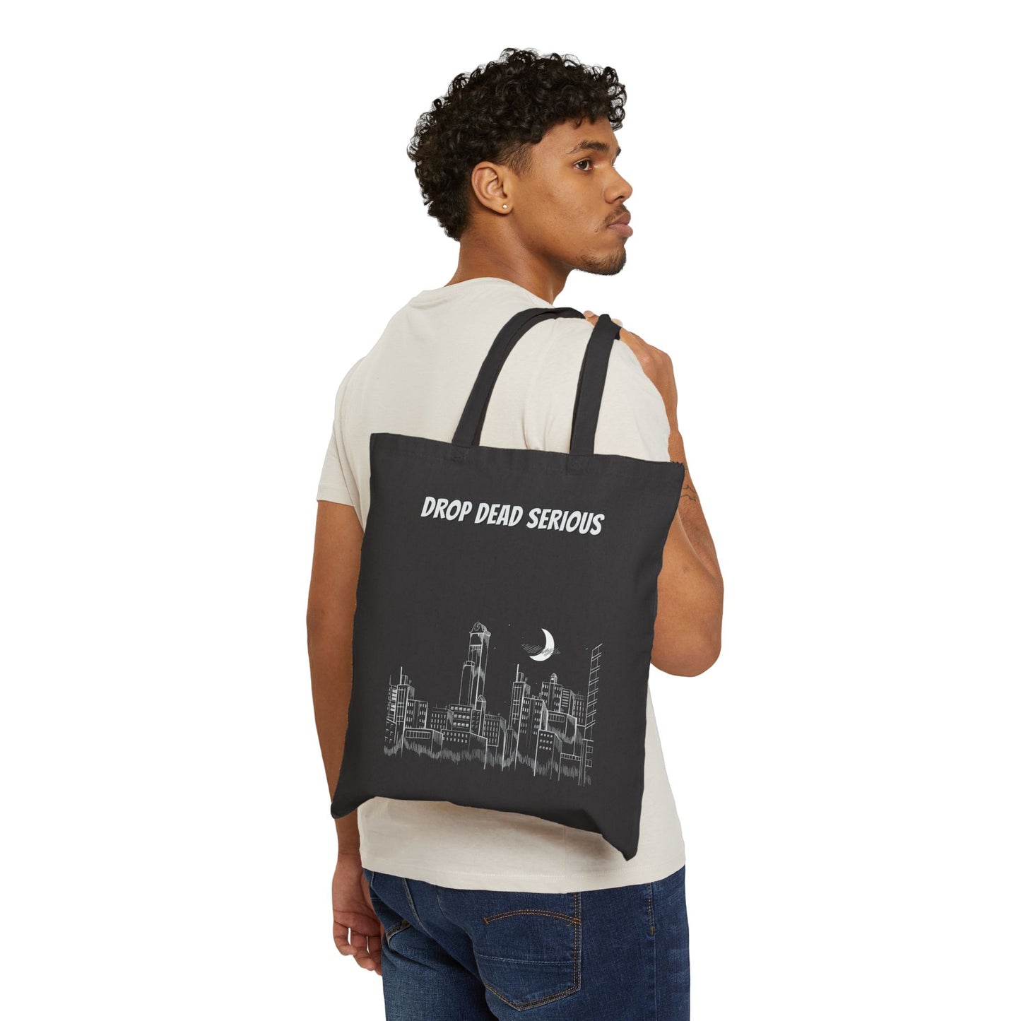 Drop Dead Serious Canvas Tote Bag