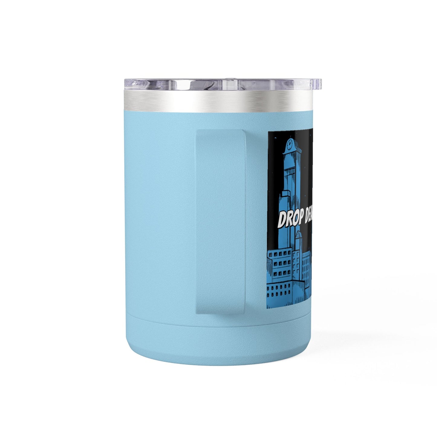 Drop Dead Serious Coffee Mug Tumbler, 15oz