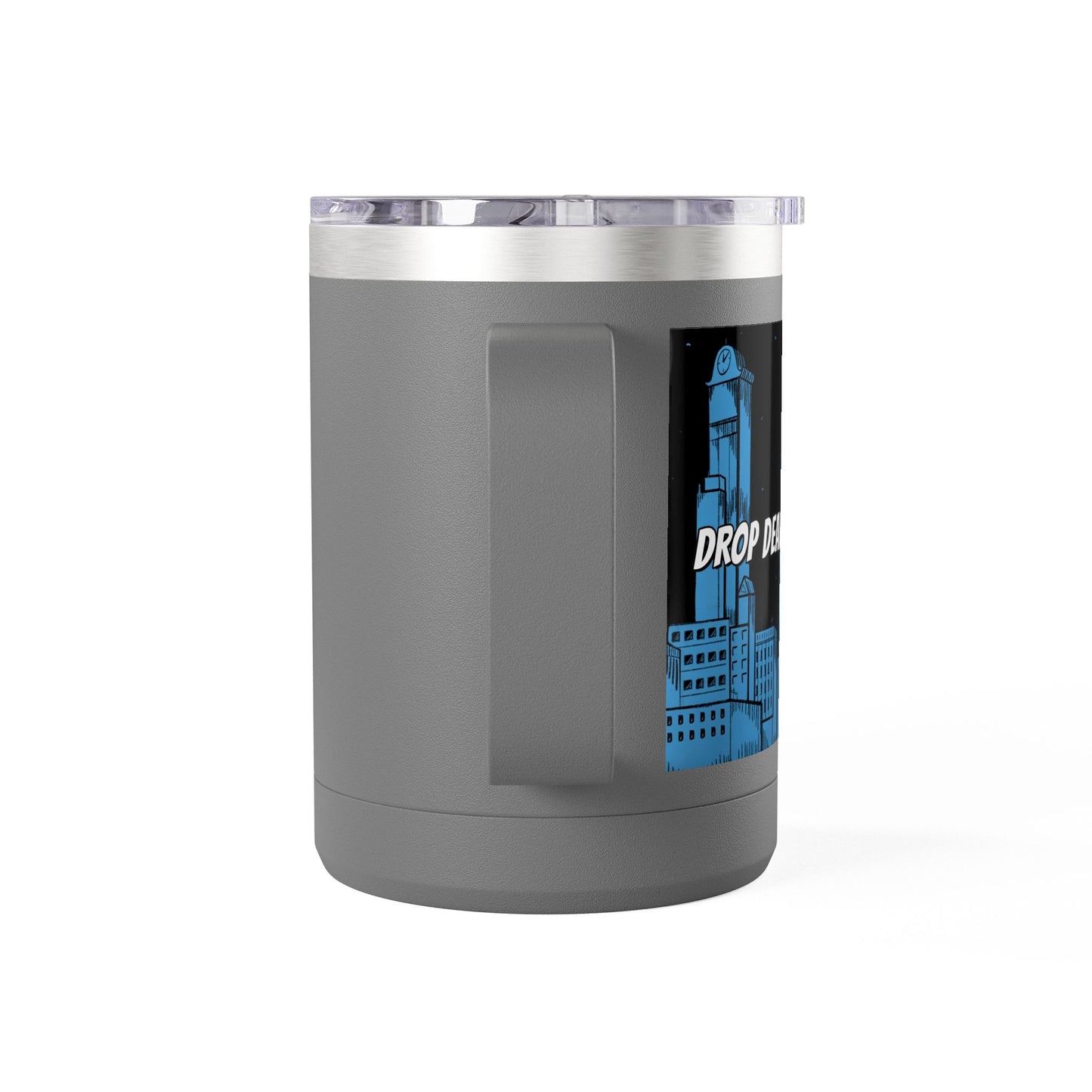 Drop Dead Serious Coffee Mug Tumbler, 15oz