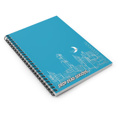 Drop Dead Serious Notebook - Turquoise