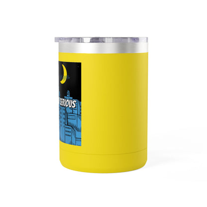 Drop Dead Serious Coffee Mug Tumbler, 15oz