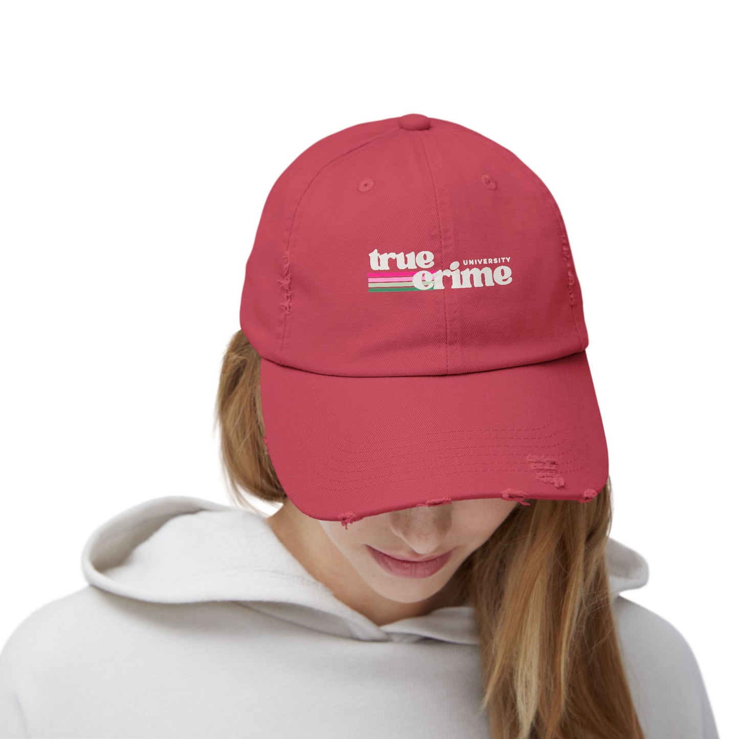 True Crime Distressed Cap
