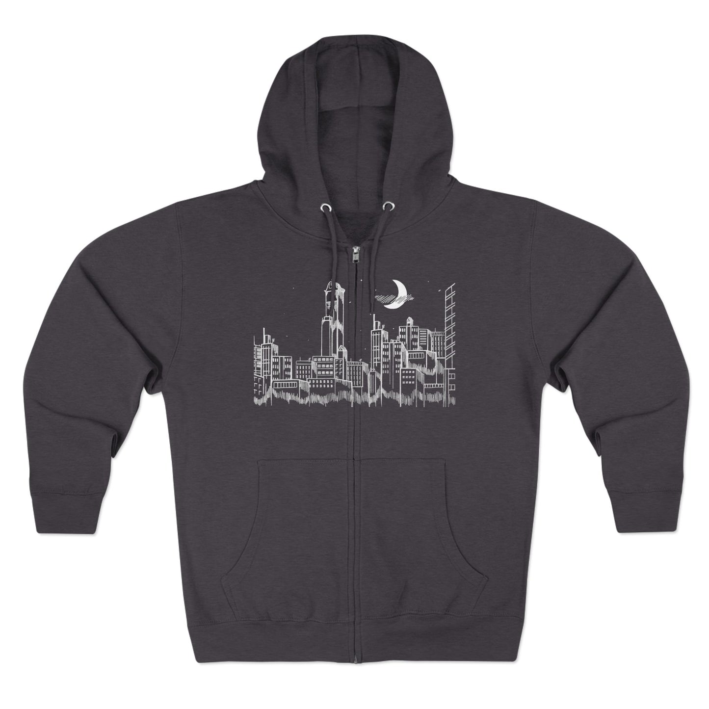 Drop Dead Serious Skyline Zip-Up Hoodie