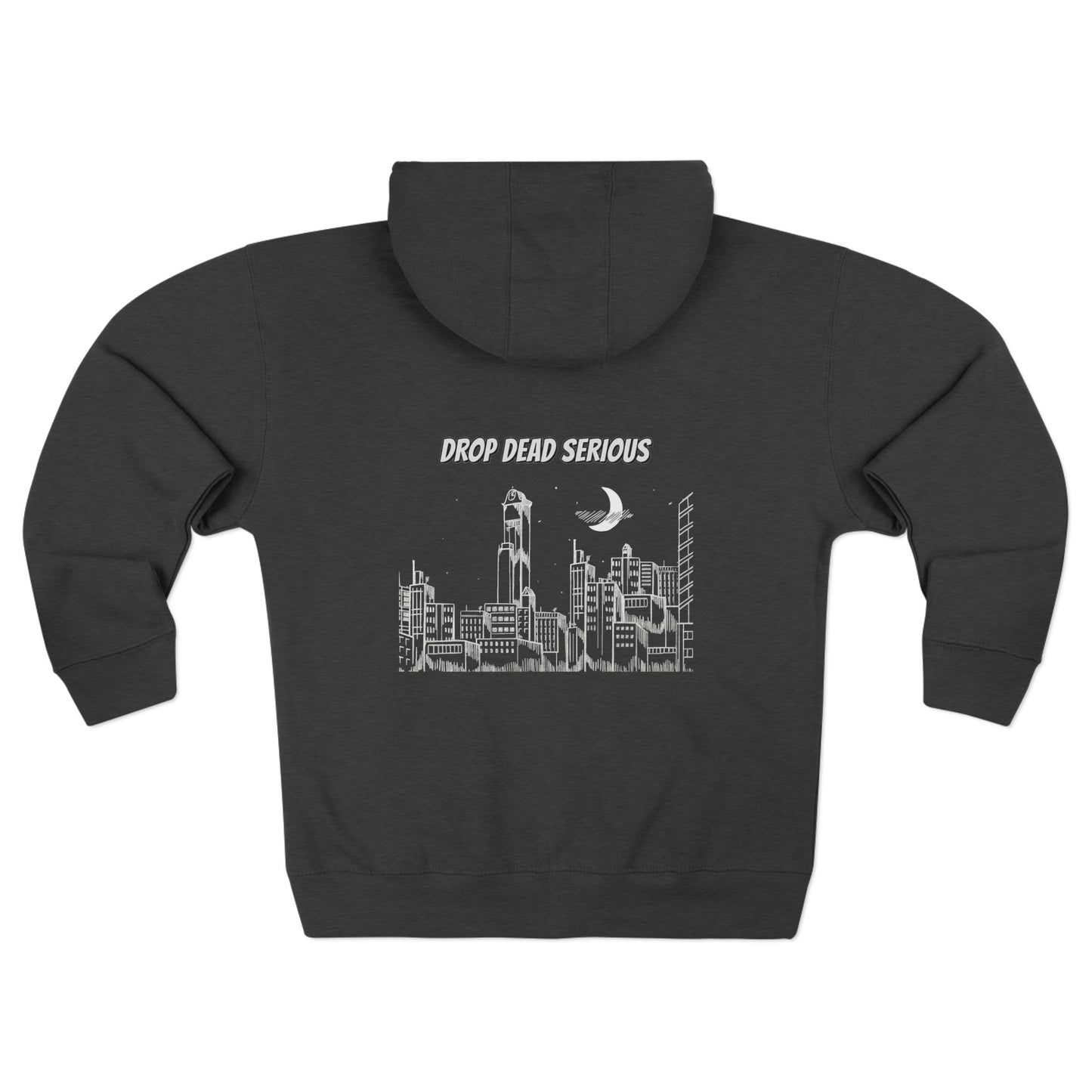 Drop Dead Serious Skyline Zip-Up Hoodie