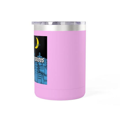 Drop Dead Serious Coffee Mug Tumbler, 15oz