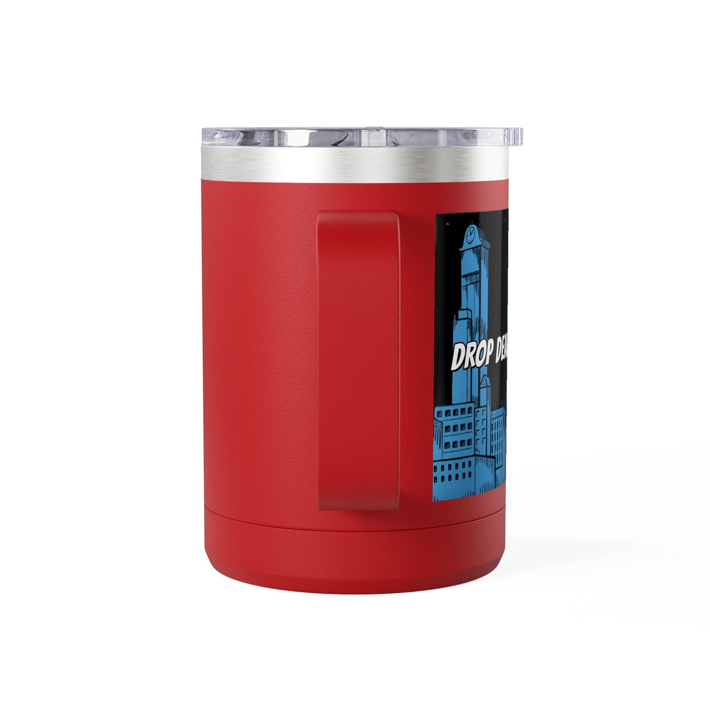 Drop Dead Serious Coffee Mug Tumbler, 15oz