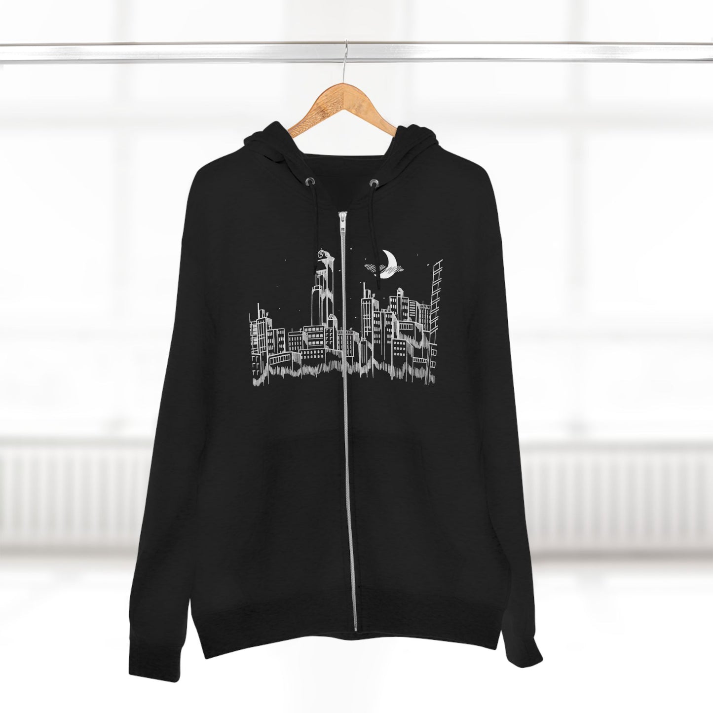 Drop Dead Serious Skyline Zip-Up Hoodie