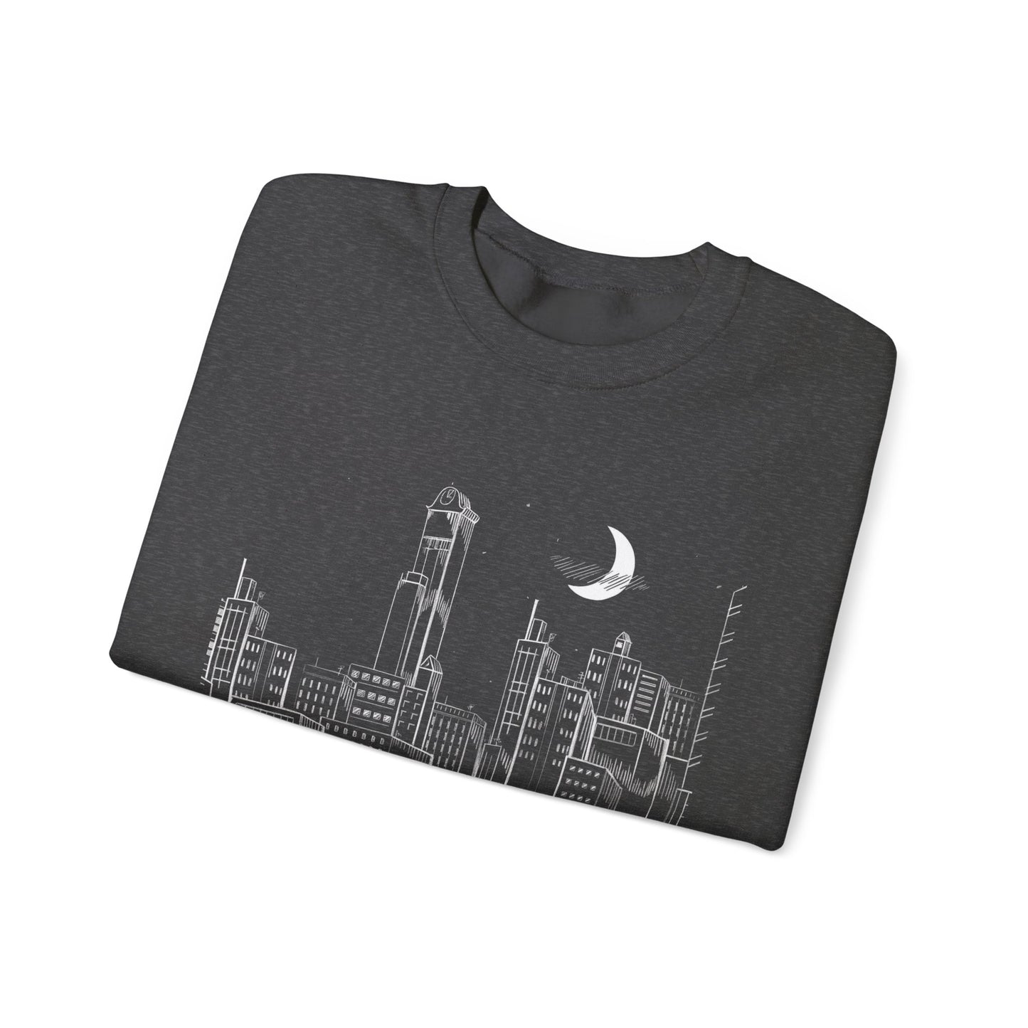 Drop Dead Serious Night Sky Graphic (Front Only) Crewneck
