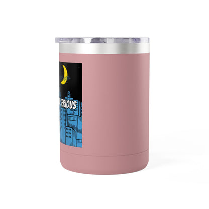 Drop Dead Serious Coffee Mug Tumbler, 15oz