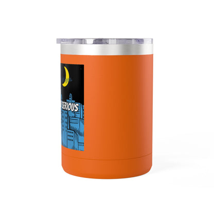 Drop Dead Serious Coffee Mug Tumbler, 15oz