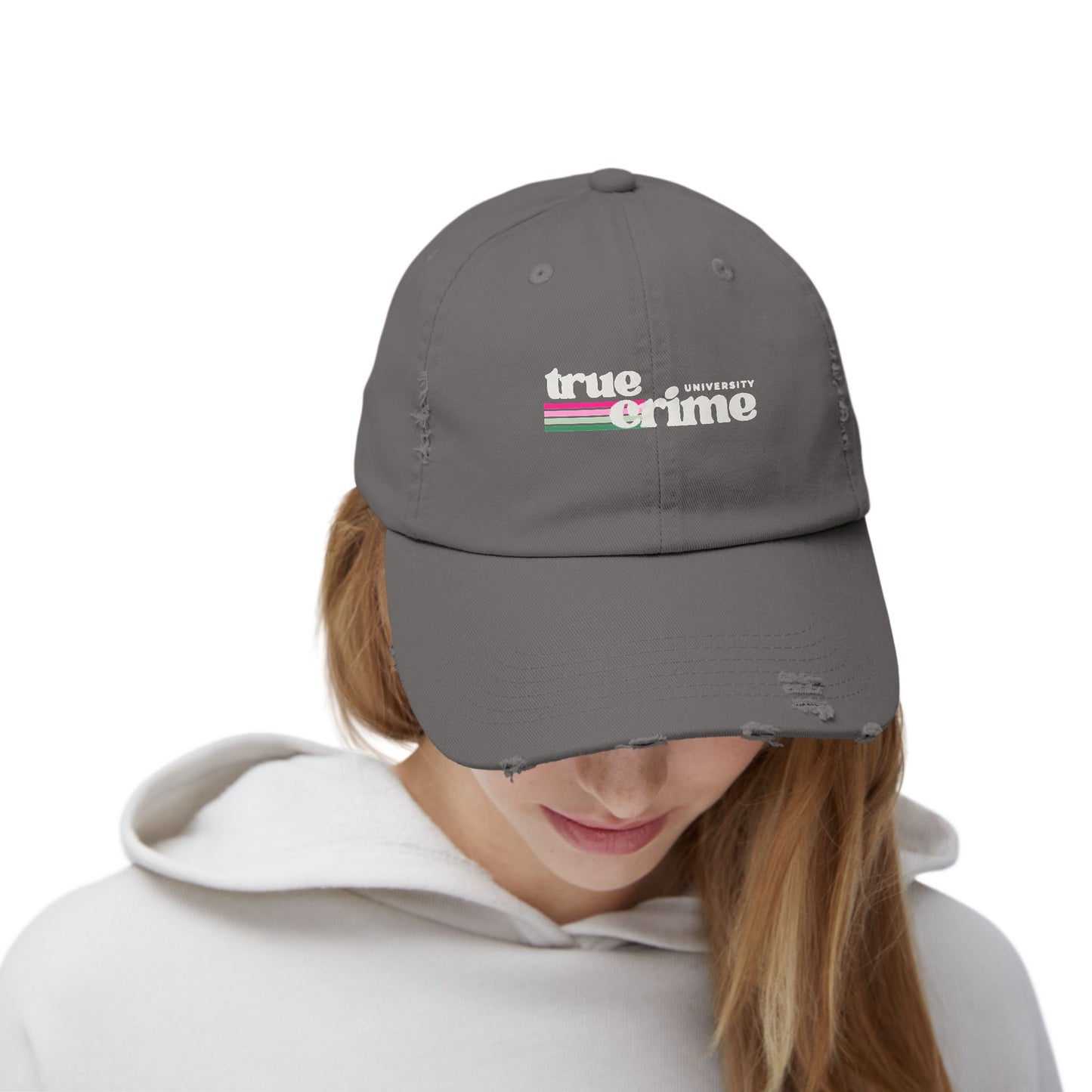 True Crime Distressed Cap
