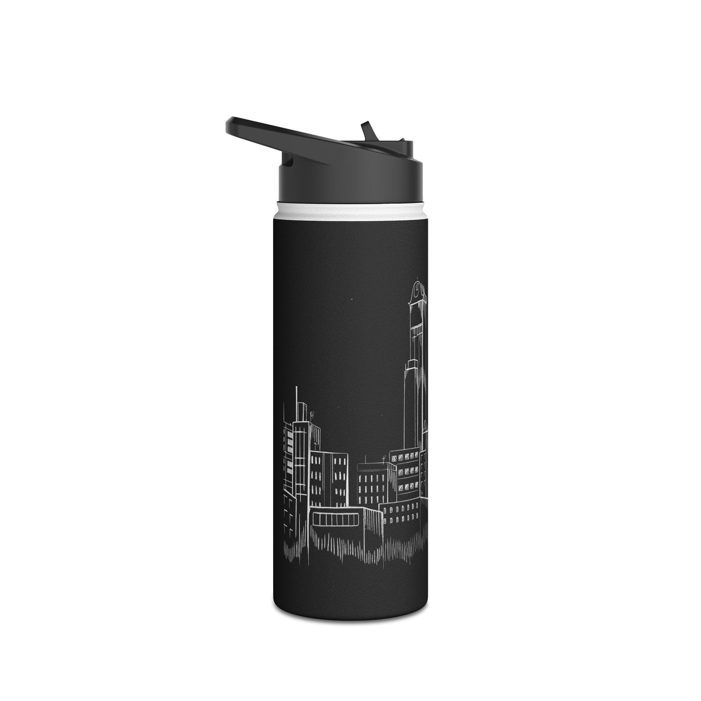 Stainless Steel Water Bottle, Standard Lid