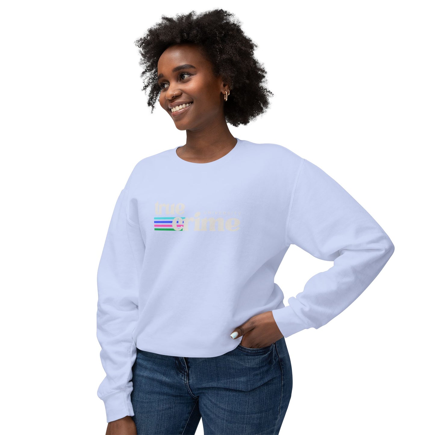 True Crime Unisex Lightweight Crewneck Sweatshirt