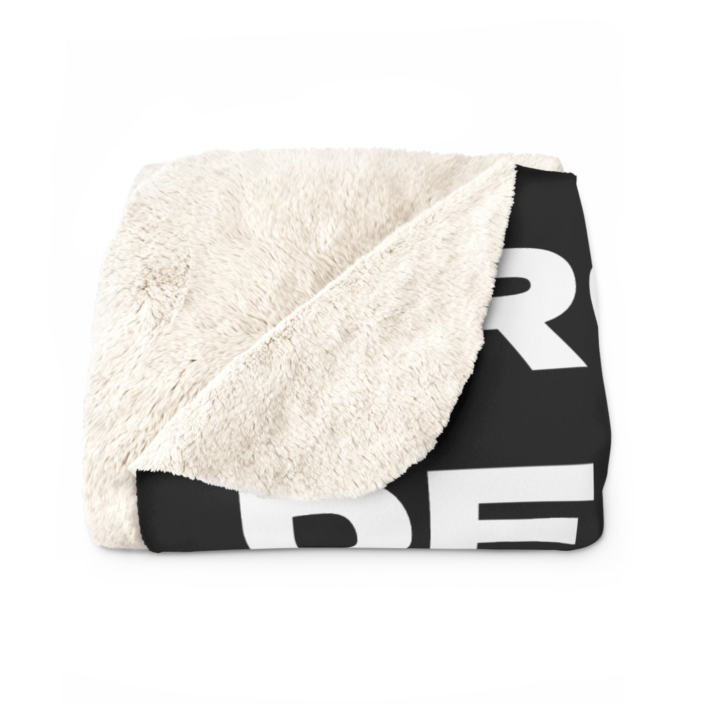 Drop Dead Serious Sherpa Fleece Blanket