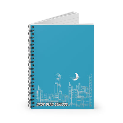 Drop Dead Serious Notebook - Turquoise