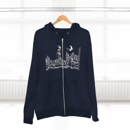 Drop Dead Serious Skyline Zip-Up Hoodie