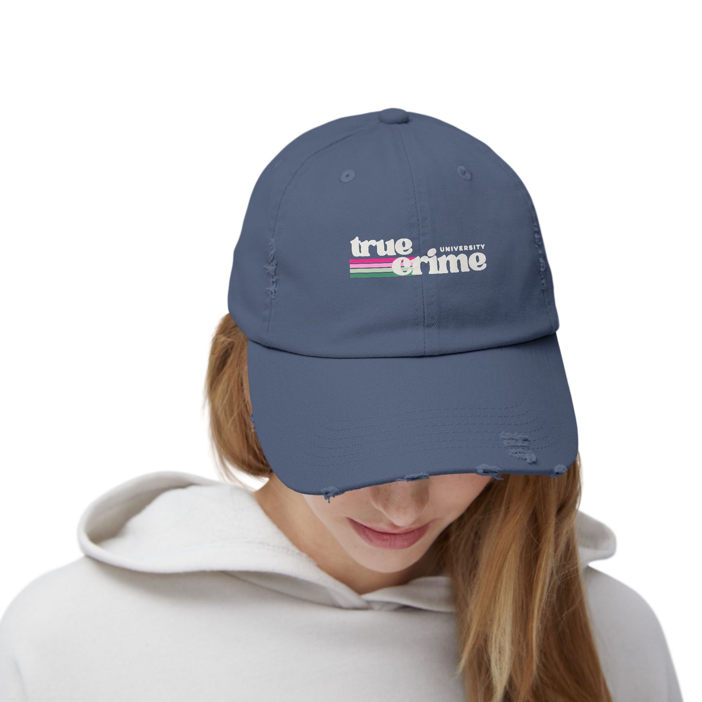 True Crime Distressed Cap
