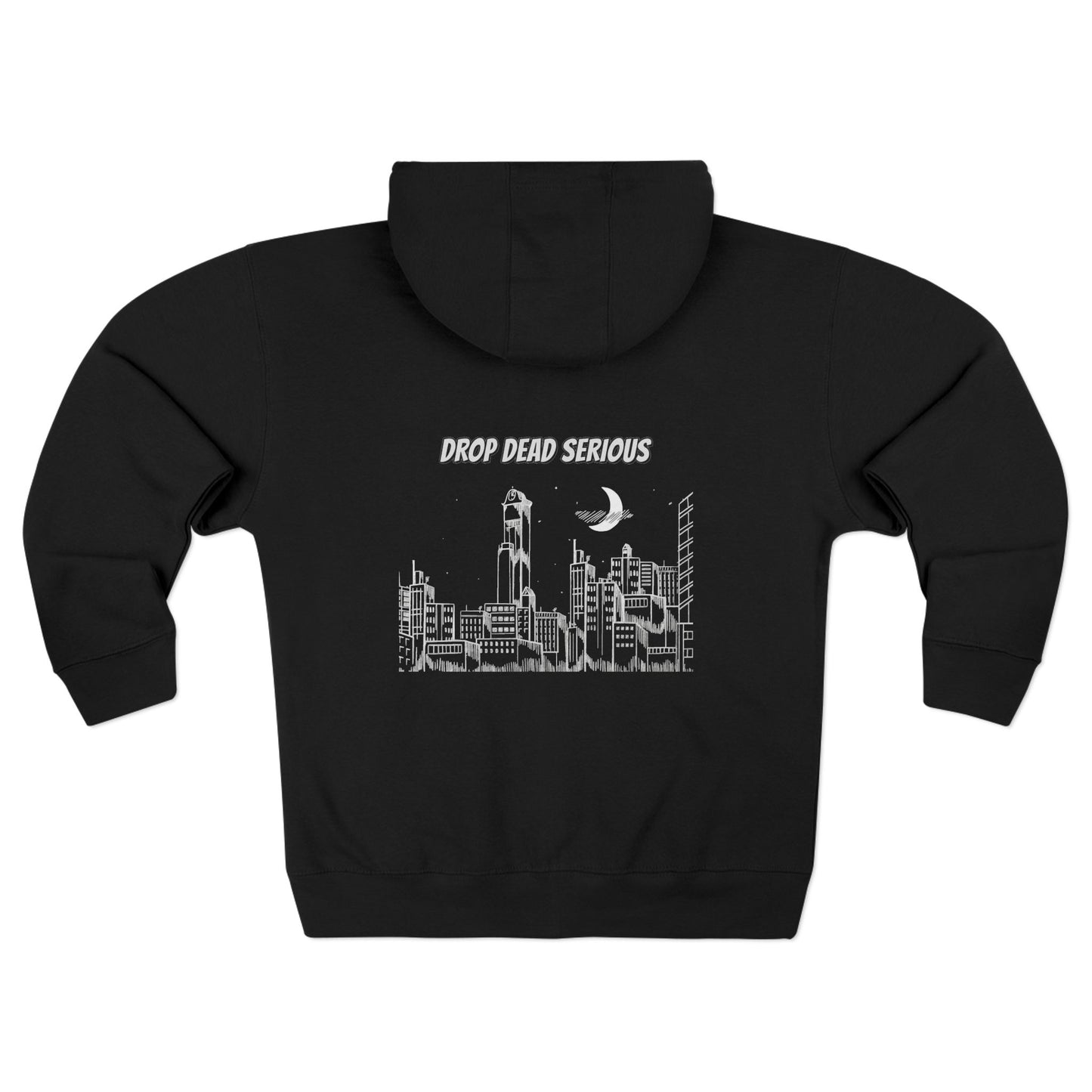 Drop Dead Serious Skyline Zip-Up Hoodie