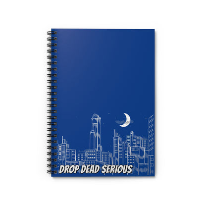 Drop Dead Serious Notebook - Blue