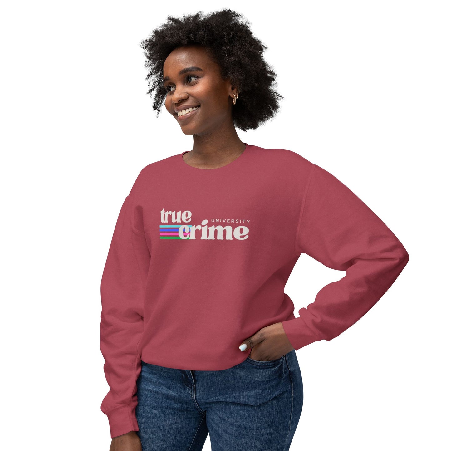 True Crime Unisex Lightweight Crewneck Sweatshirt